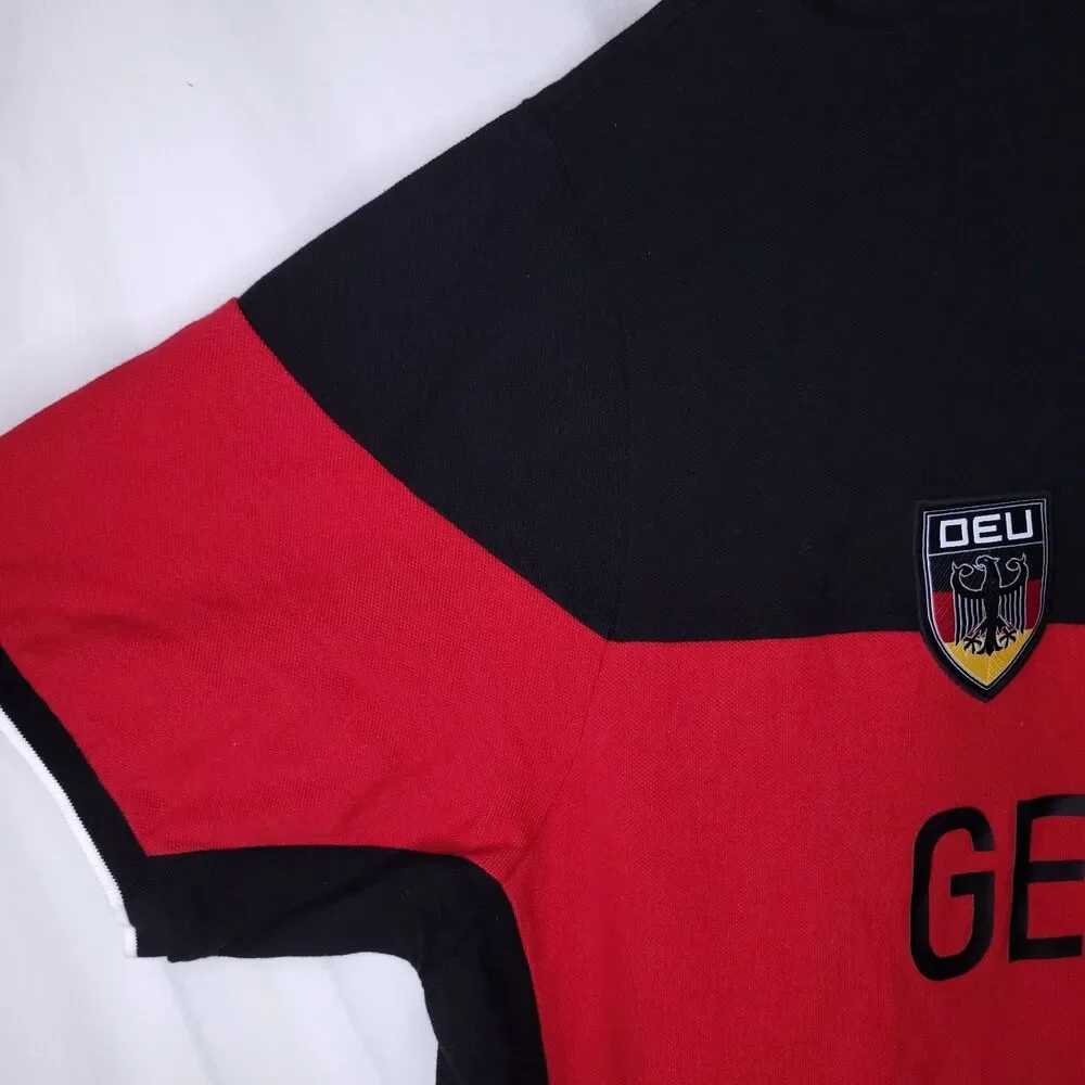 Polo Ralph Lauren Germany Shirt Mens 3XB Red, Black DEU 16